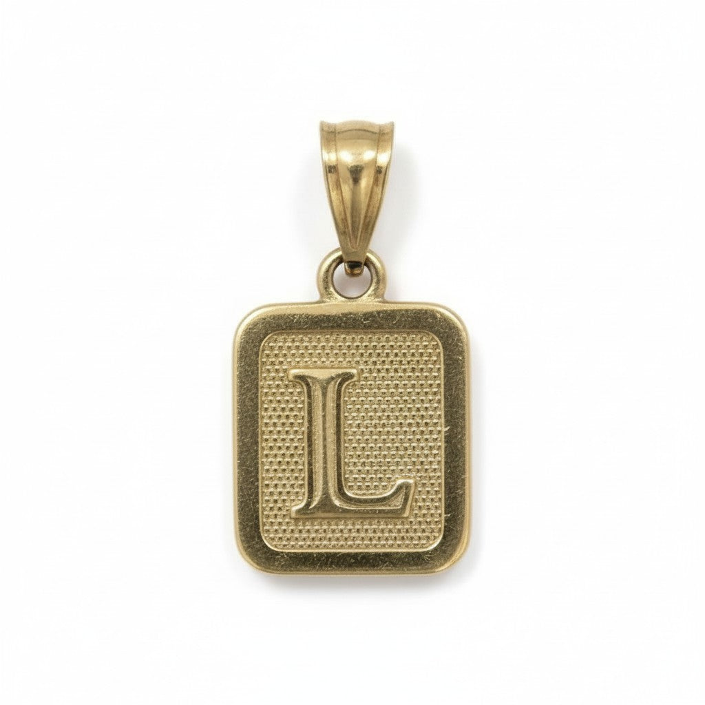Gold Plated A-Z Classic Initial Pendants