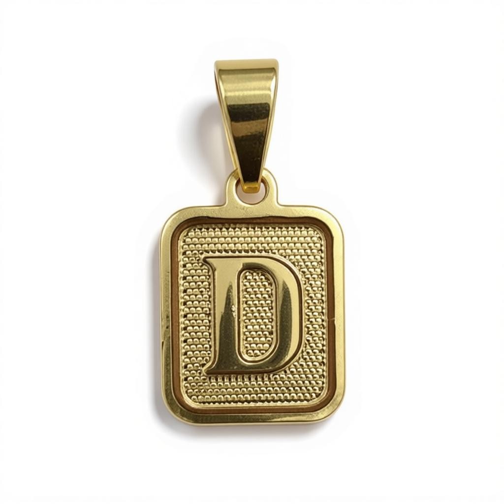 Gold Plated A-Z Classic Initial Pendants