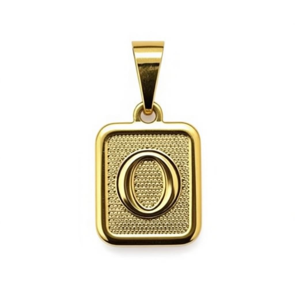 Gold Plated A-Z Classic Initial Pendants
