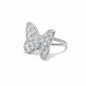 925 Sterling Baguette CZ Butterfly Ring