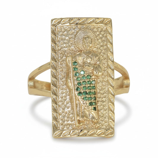 Gold Plated Ring Saint Jude Thaddeus