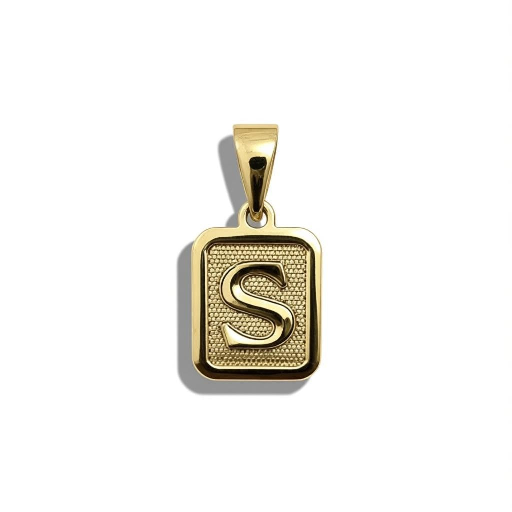 Gold Plated A-Z Classic Initial Pendants