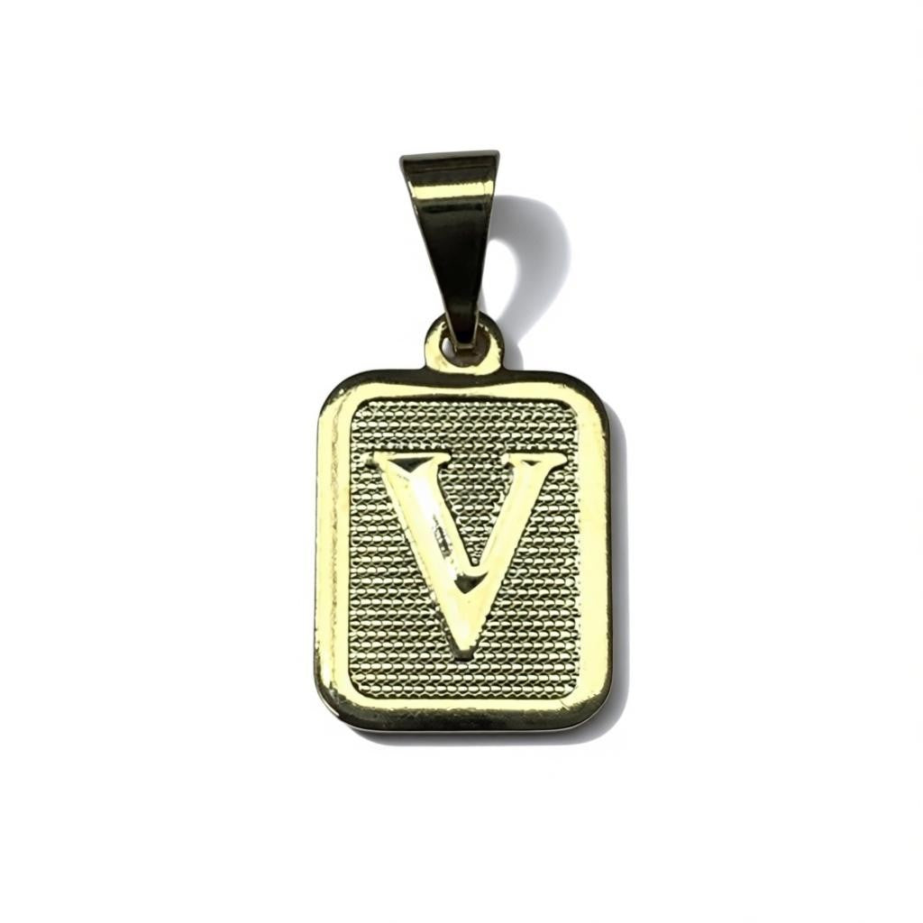 Gold Plated A-Z Classic Initial Pendants