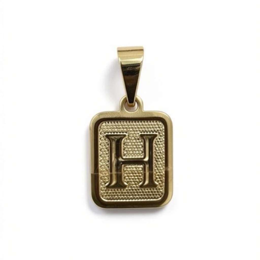 Gold Plated A-Z Classic Initial Pendants