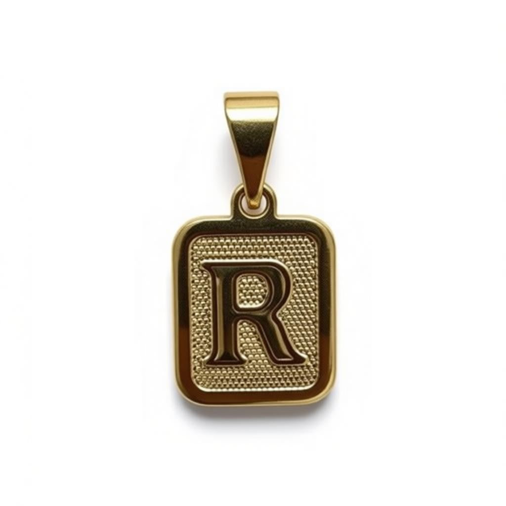 Gold Plated A-Z Classic Initial Pendants