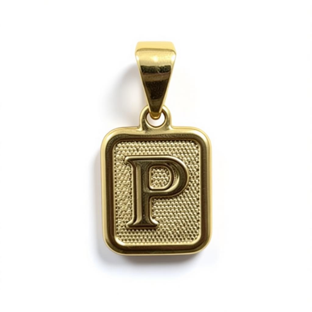 Gold Plated A-Z Classic Initial Pendants