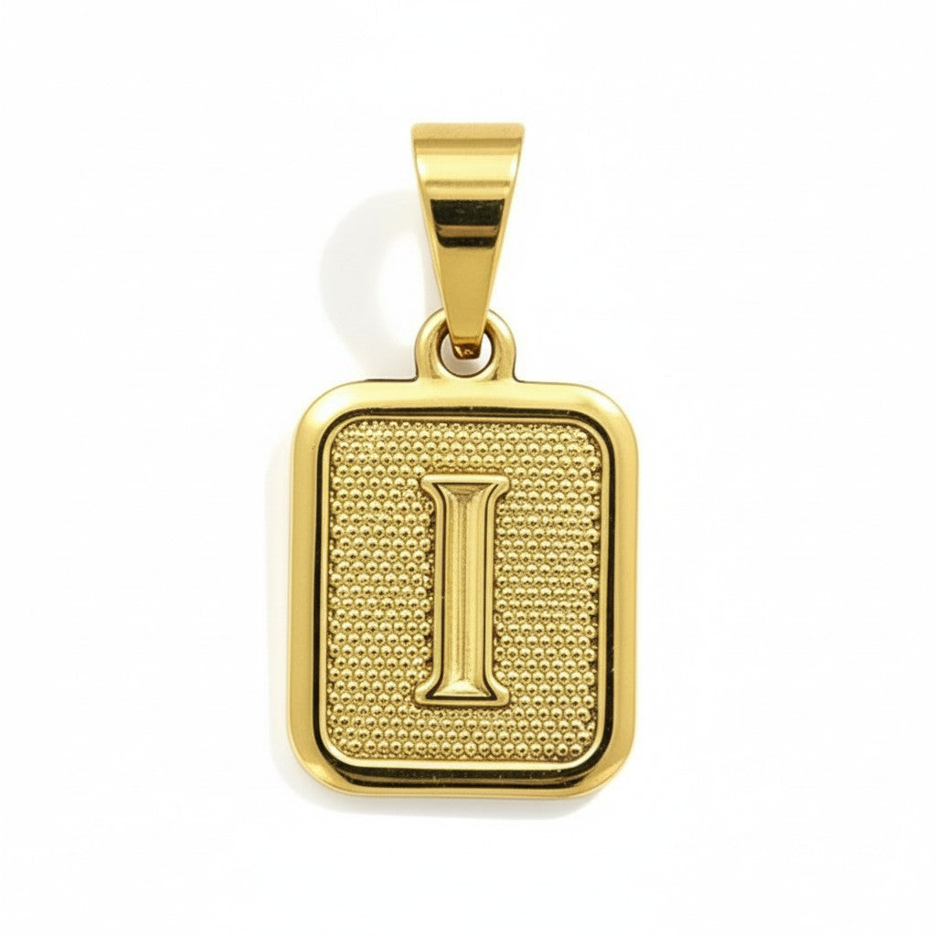 Gold Plated A-Z Classic Initial Pendants