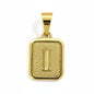 Gold Plated A-Z Classic Initial Pendants