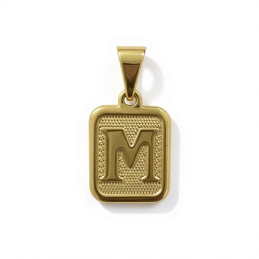 Gold Plated A-Z Classic Initial Pendants
