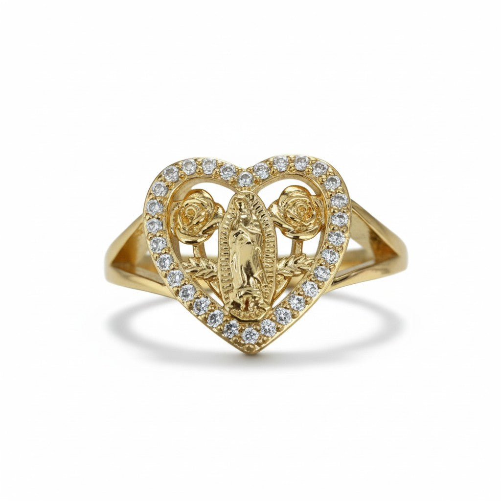 Gold Plated Ring Our Lady of Guadalupe