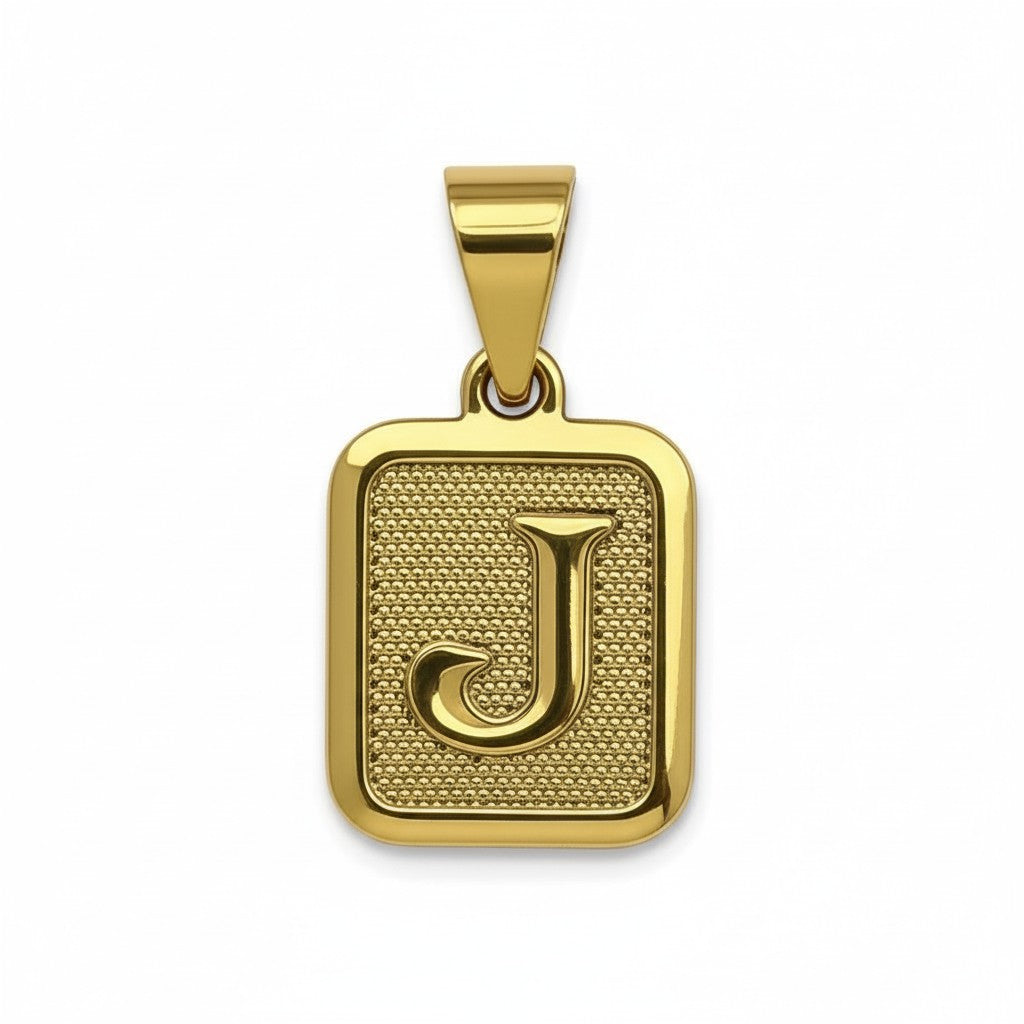 Gold Plated A-Z Classic Initial Pendants
