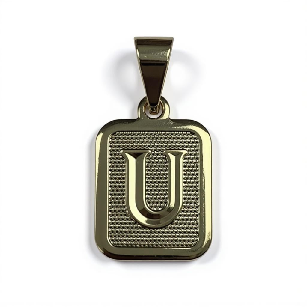 Gold Plated A-Z Classic Initial Pendants