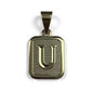Gold Plated A-Z Classic Initial Pendants