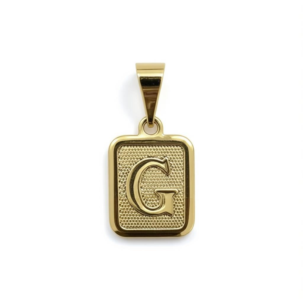 Gold Plated A-Z Classic Initial Pendants