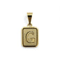 Gold Plated A-Z Classic Initial Pendants