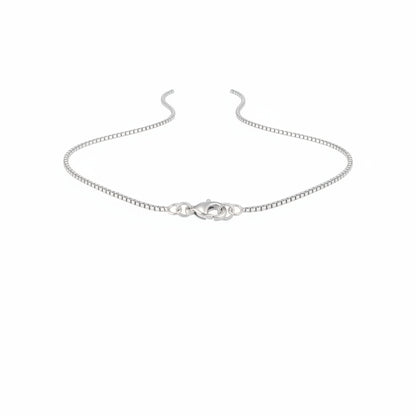 925 Sterling Silver Box Chain 1.3mm - Amafhha Jewels