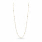 Gold Plated Station Chain Necklace