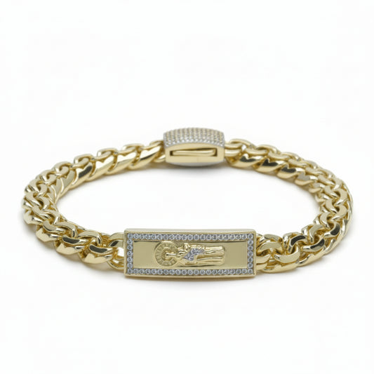 St Jude Chino Link ID Bracelet - Amafhha Jewels