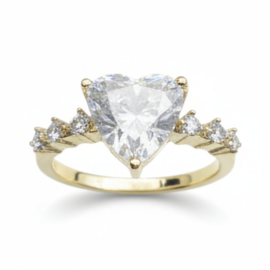 Trillion Cut Solitaire Halo Engagement Ring