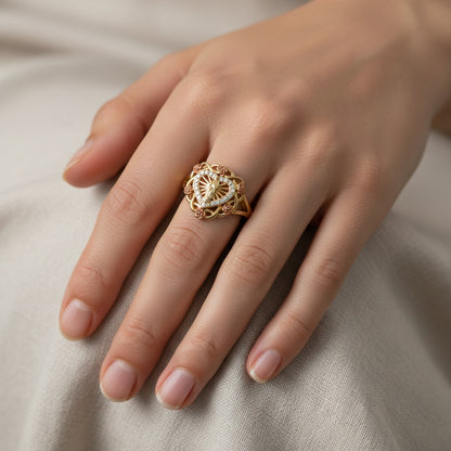 Gold Plated Ring Our Lady of Guadalupe