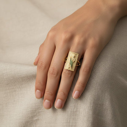 Gold Plated Ring Saint Jude Thaddeus