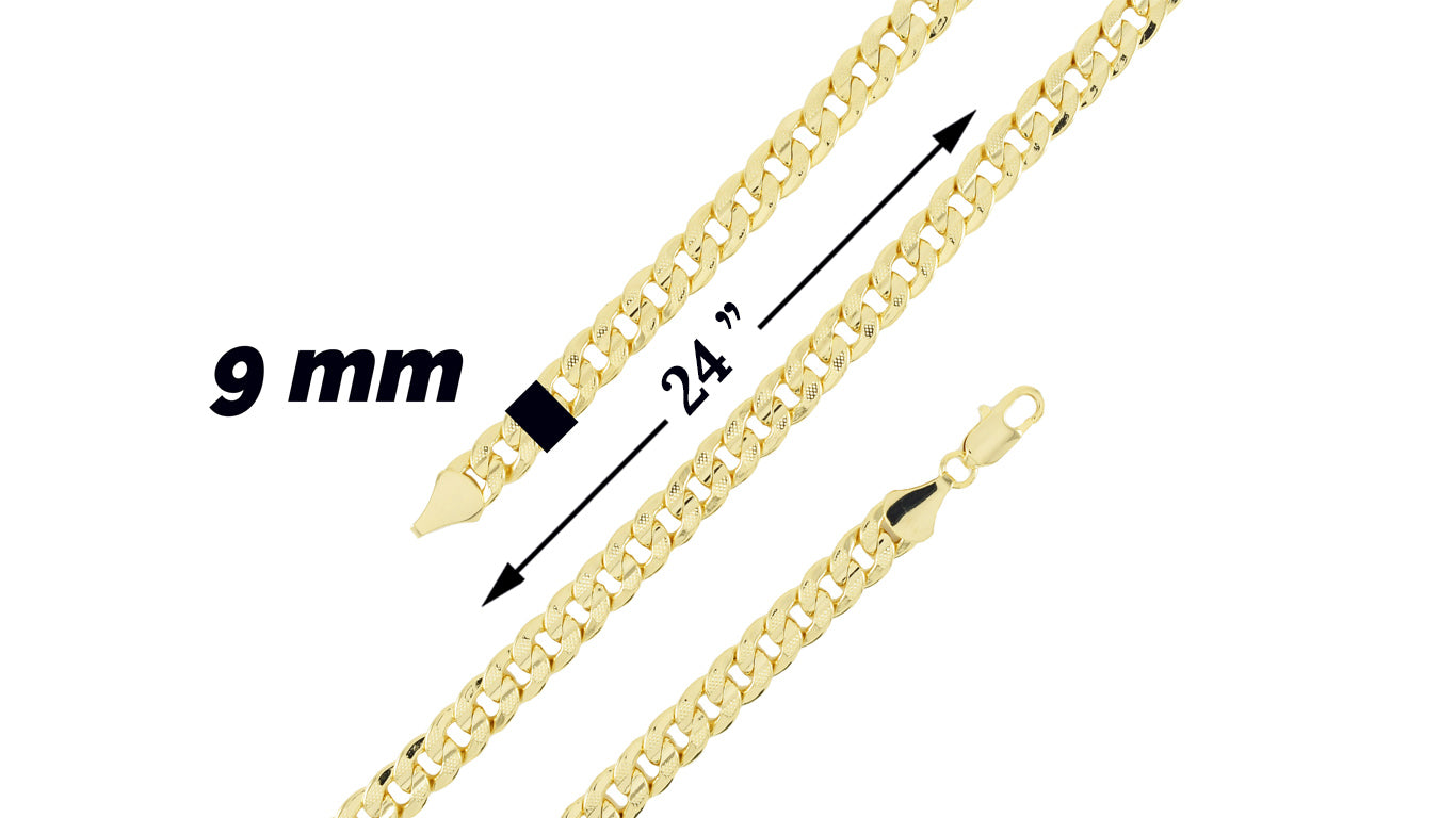 Gold Plated Cuban curb Chain