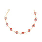 Gold Plated Red Evil Eye Baby Bracelet