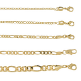 Gold Plated Figaro Chains