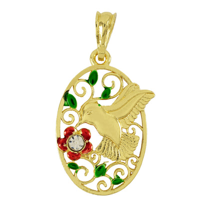 Gold Plated Bird Pendant | Wholesale Jewelry