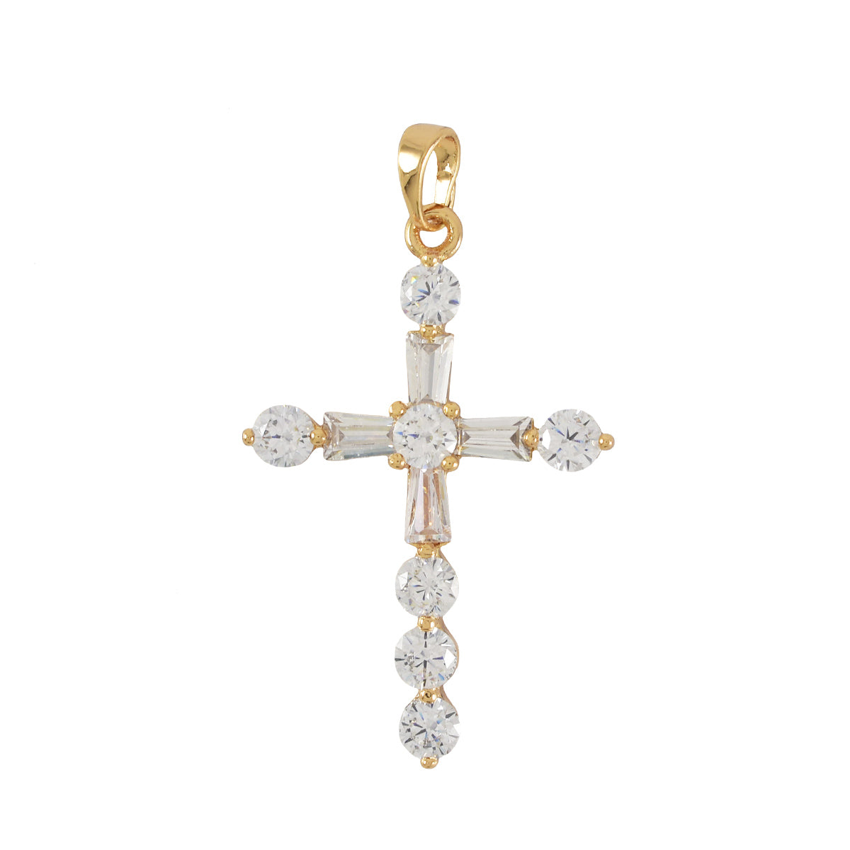 Gold Plated Cross Pendant | Wholesale Jewelry