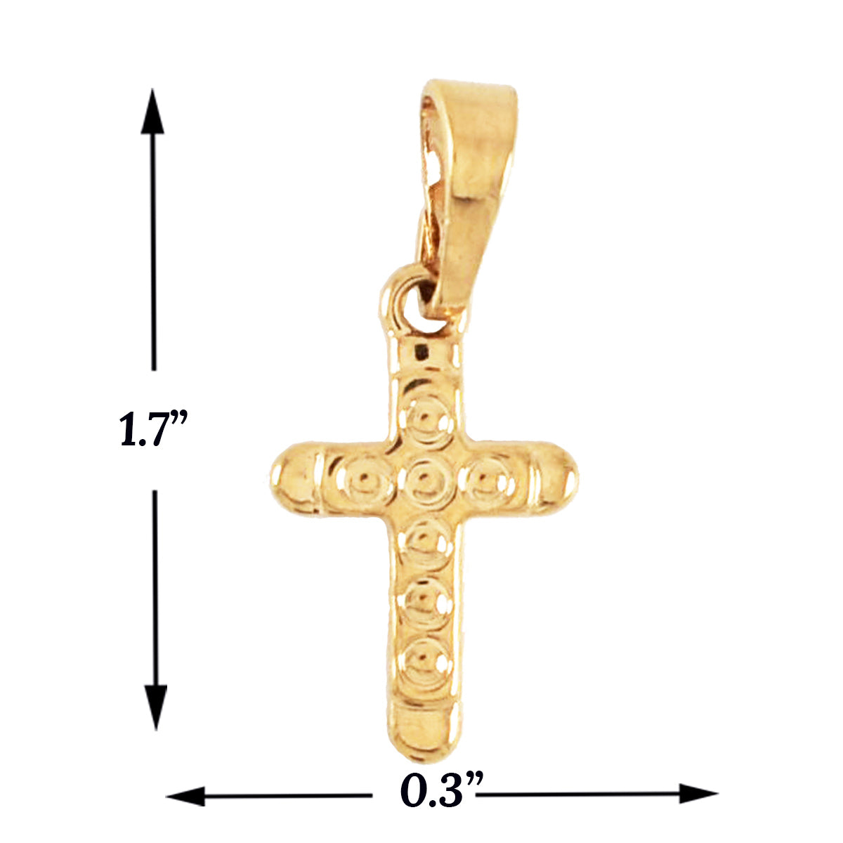 Gold Plated Cross Pendant | Wholesale Jewelry