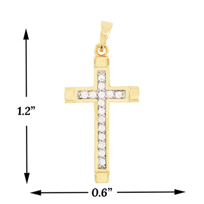 Cross Religious Gold Pendant | Wholesale Jewelry