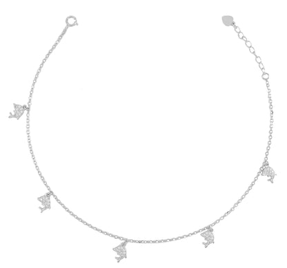 Dolphin 925 Sterling Silver Anklet