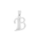 925 Sterling Silver Alphabet Pendant A-Z | Wholesale Jewelry