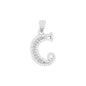 925 Sterling Silver Alphabet Pendant A-Z | Wholesale Jewelry