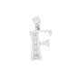 925 Sterling Silver Alphabet Pendant A-Z | Wholesale Jewelry
