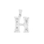 925 Sterling Silver Alphabet Pendant A-Z | Wholesale Jewelry
