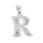925 Sterling Silver Alphabet Pendant A-Z | Wholesale Jewelry