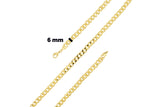 Gold Plated Cuban Chain 6mm