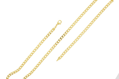 Gold Plated Cuban Chain 4.5mm