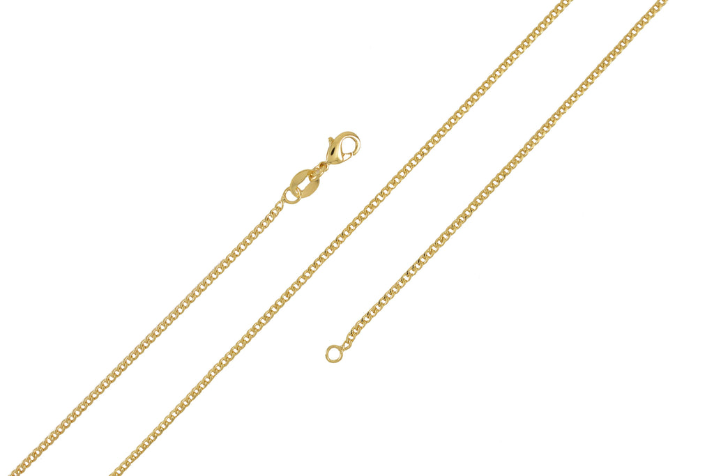 Gold Plated Chain- Cuban Chain- 1.4mm