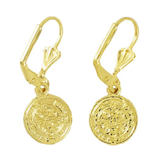 Religious Gold Plated Earrings | Wholesale Jewelry