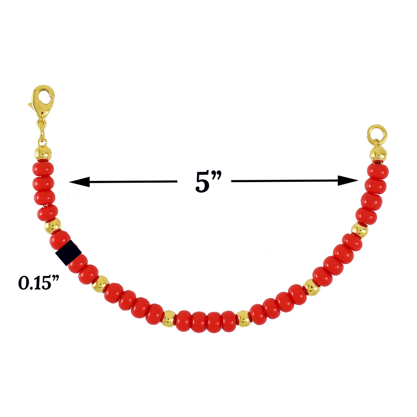 Red Beads Bracelet- Protection Bracelets - For New Born, Baby, Ladies