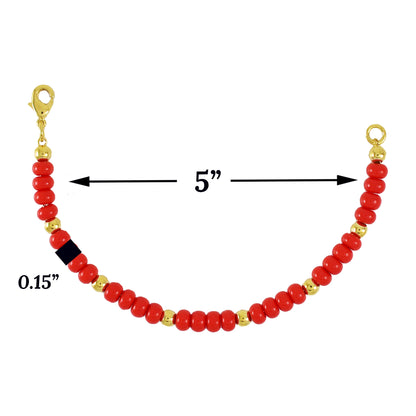 Red Beads Bracelet- Protection Bracelets - For New Born, Baby, Ladies