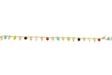 Gold Plated Flower Charm Ladies Anklet