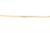 Gold Plated Cuban Chain Ladies Anklet