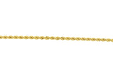 Gold Plated Rope Chain Ladies Anklet