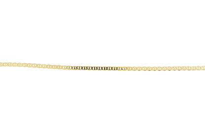 Gold Plated Mariner Style Chain Ladies Anklet