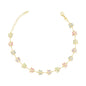 Gold Plated Multicolor Butterfly Ladies Anklet
