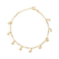 Gold Plated Butterfly Charm Ladies Anklet